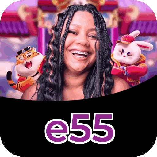 Catálogo slots e55 mostrando top jogos Gates Olympus Sweet Bonanza Fortune Tiger Big Bass volatilidade RTP